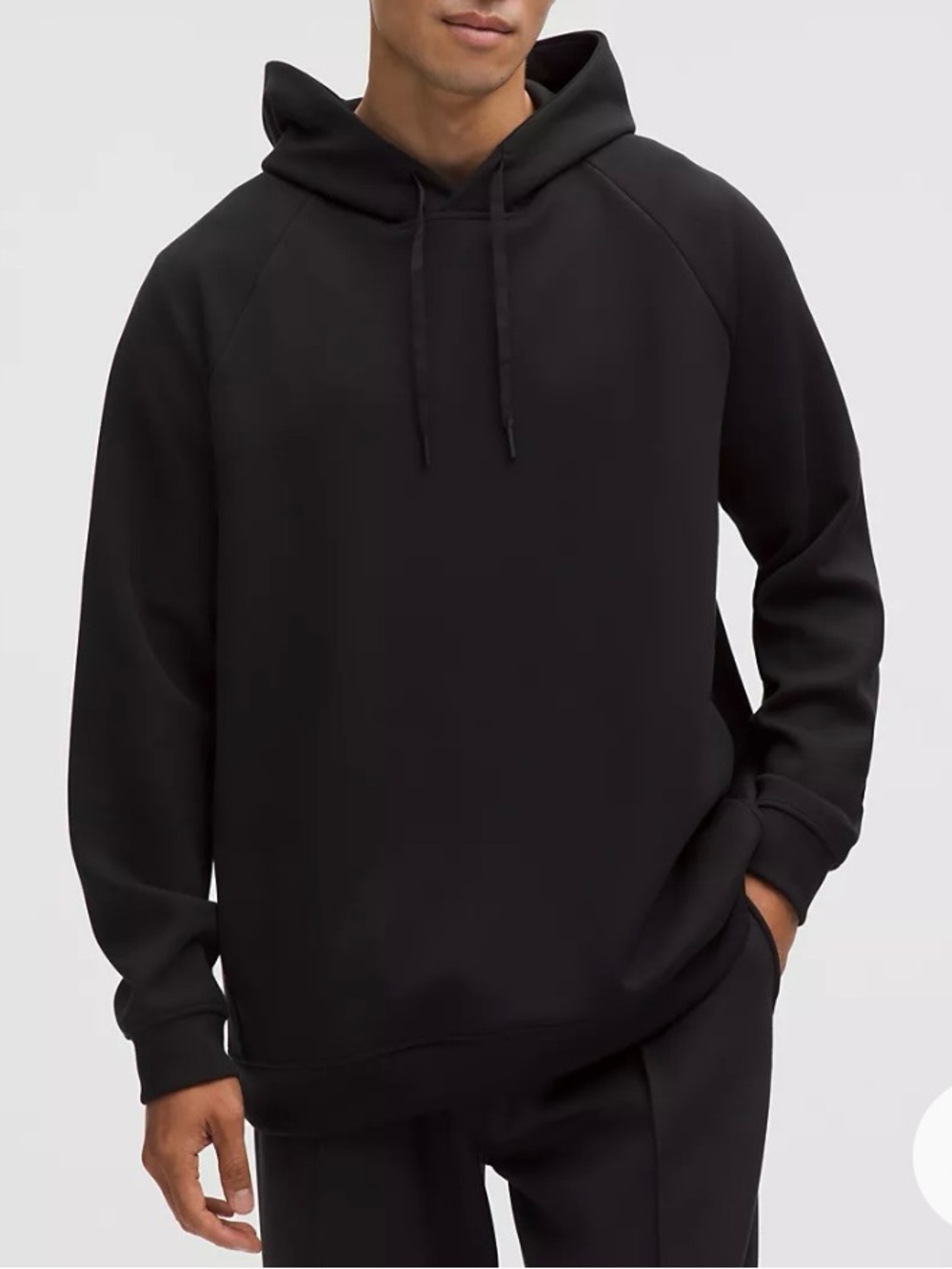 Lululemon Men’s Smooth Spacer Classic Fit Pullover Hoodie size XL Black
